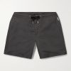 Bulldog Straight-Leg Mid-Length Recycled Swim Shorts