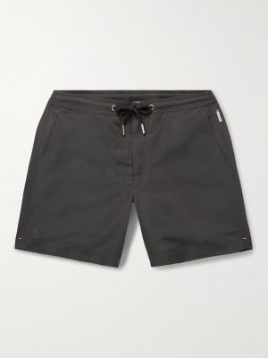 Bulldog Straight-Leg Mid-Length Recycled Swim Shorts Bulldog Straight-Leg Mid-Length Recycled Swim Shorts