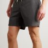 Bulldog Straight-Leg Mid-Length Recycled Swim Shorts - OU