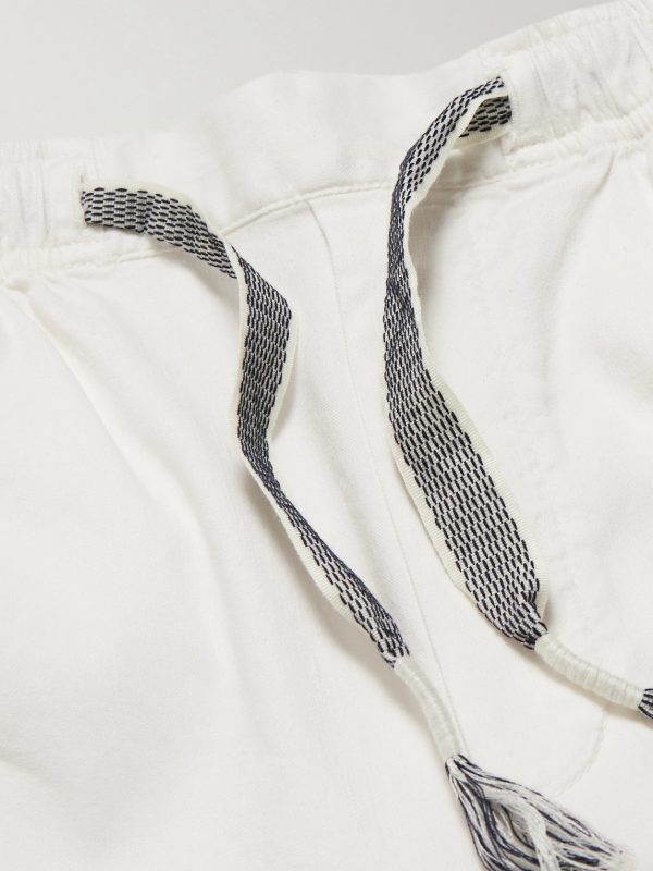 Sonoran Tapered Linen-Blend Drawstring Trousers - CU Sonoran Tapered Linen-Blend Drawstring Trousers - CU
