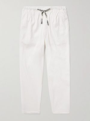 Sonoran Tapered Linen-Blend Drawstring Trousers Sonoran Tapered Linen-Blend Drawstring Trousers