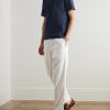 Sonoran Tapered Linen-Blend Drawstring Trousers - OU Sonoran Tapered Linen-Blend Drawstring Trousers - OU