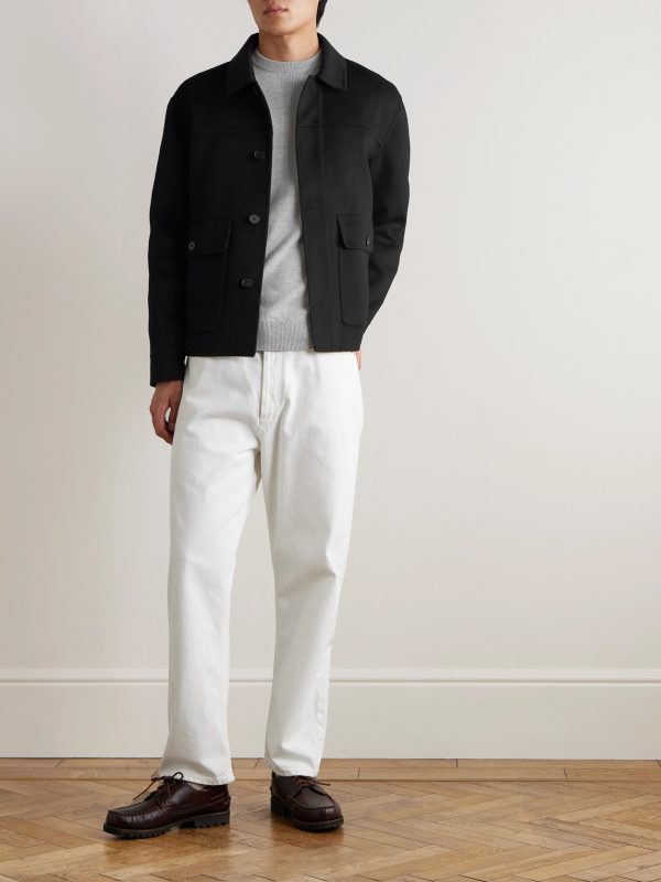 Charlie Merino Wool and Cashmere Sweater - OU