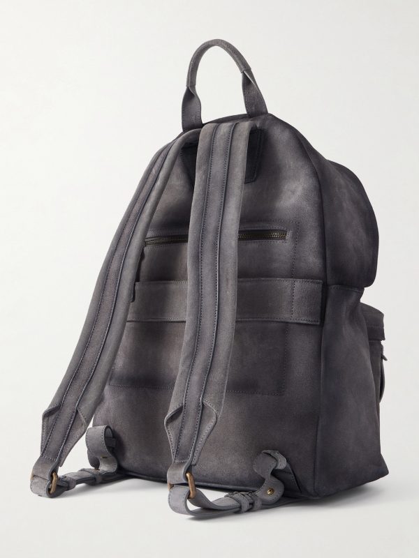 OC 001 Suede Backpack - BK OC 001 Suede Backpack - BK