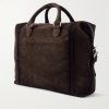 Jules 003 Airbrushed Suede Briefcase - BK Jules 003 Airbrushed Suede Briefcase - BK