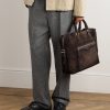Jules 003 Airbrushed Suede Briefcase - E2 Jules 003 Airbrushed Suede Briefcase - E2