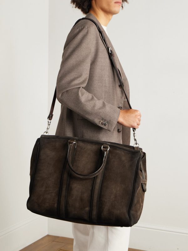 Quentin 009 Airbrushed Suede Weekend Bag - E1