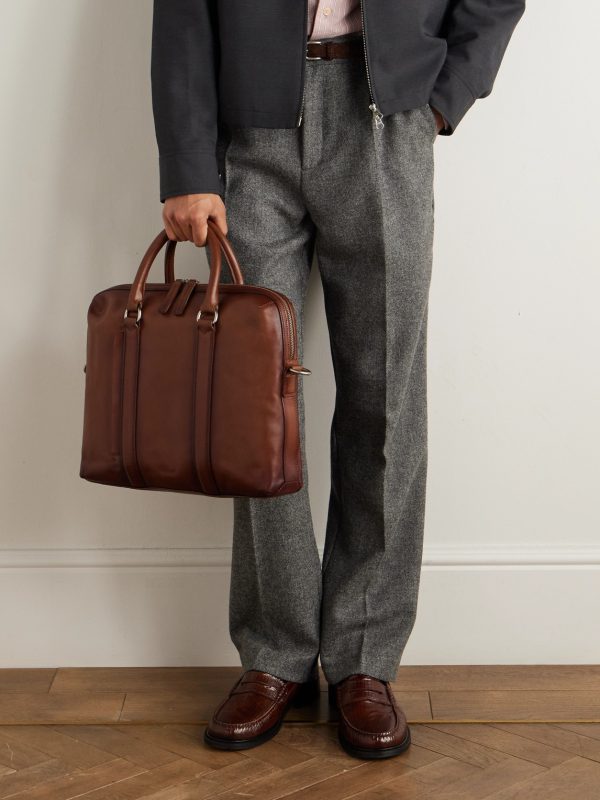 Quentin 019 Leather Briefcase - OU Quentin 019 Leather Briefcase - OU