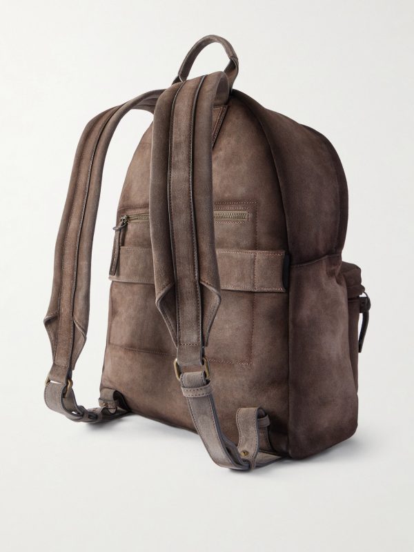 OC 001 Suede Backpack - BK OC 001 Suede Backpack - BK