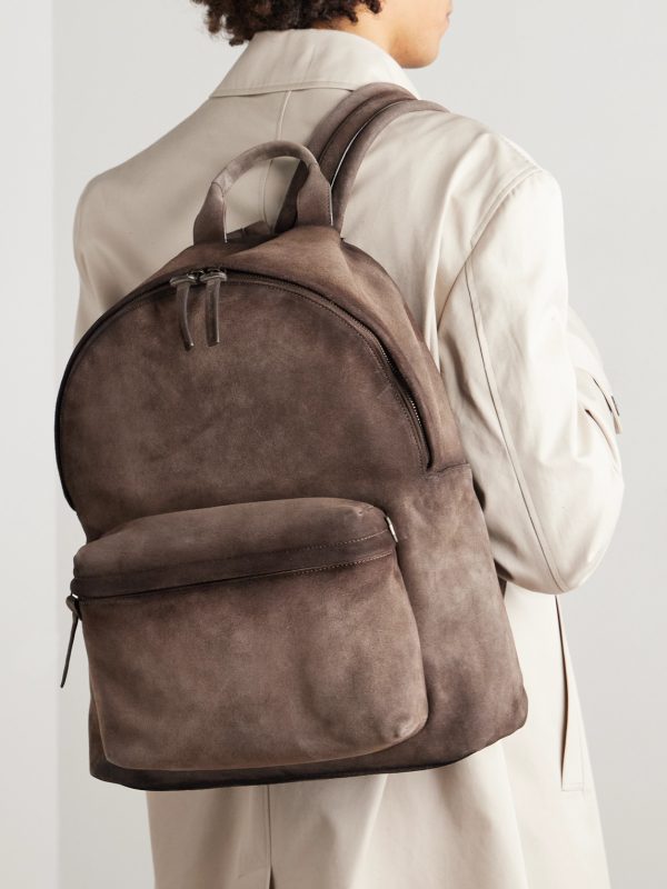OC 001 Suede Backpack - OU OC 001 Suede Backpack - OU