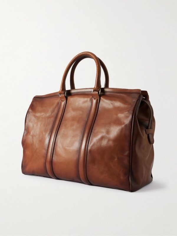 Quentin 009 Leather Weekend Bag - BK