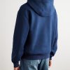 Logo-Embroidered Cotton-Jersey Hoodie - BK Logo-Embroidered Cotton-Jersey Hoodie - BK