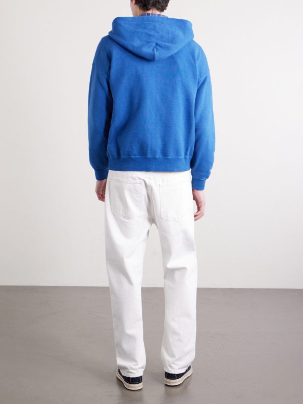 Jumbo Cotton-Jersey Zip-Up Hoodie - BK Jumbo Cotton-Jersey Zip-Up Hoodie - BK