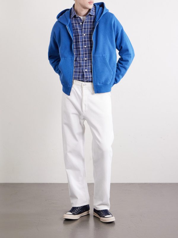 Jumbo Cotton-Jersey Zip-Up Hoodie - OU Jumbo Cotton-Jersey Zip-Up Hoodie - OU