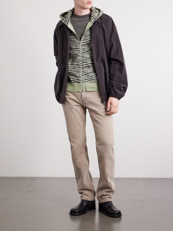 Jumbo Printed Cotton Zip-Up Hoodie - OU Jumbo Printed Cotton Zip-Up Hoodie - OU