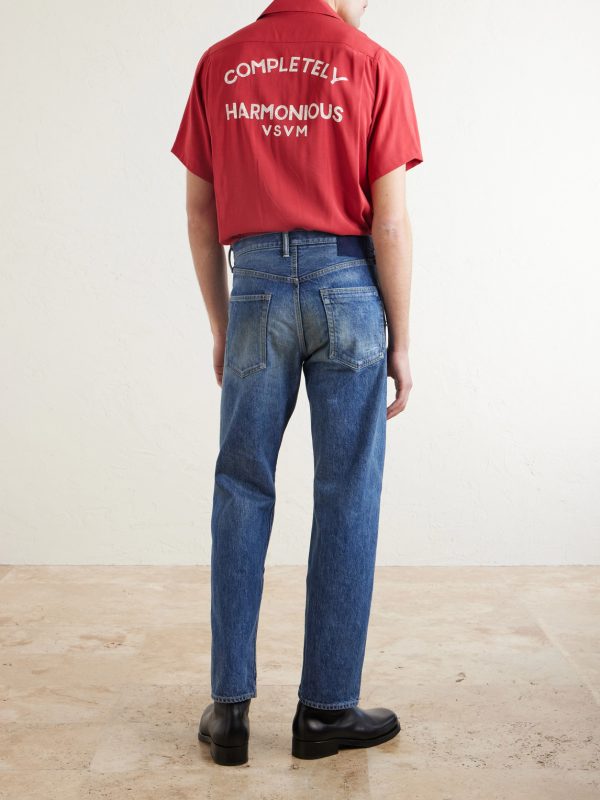 Social Sculpture 01 Straight-Leg Distressed Jeans - BK Social Sculpture 01 Straight-Leg Distressed Jeans - BK