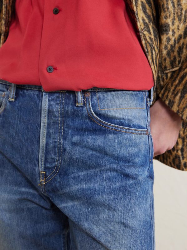 Social Sculpture 01 Straight-Leg Distressed Jeans - CU Social Sculpture 01 Straight-Leg Distressed Jeans - CU