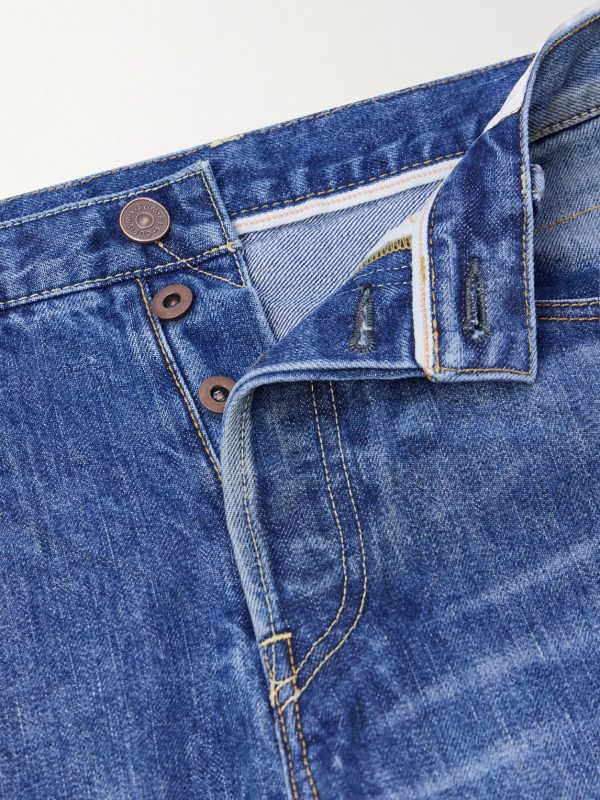 Social Sculpture 01 Straight-Leg Distressed Jeans - E1 Social Sculpture 01 Straight-Leg Distressed Jeans - E1