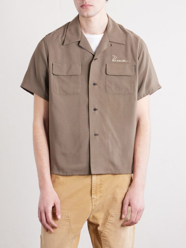 Judo Convertible-Collar Logo-Embroidered Woven Shirt - FR Judo Convertible-Collar Logo-Embroidered Woven Shirt - FR
