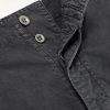 Straight-Leg Frayed Cotton-Twill Shorts - E1