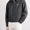 Kluane Logo-Embroidered Wool and Silk-Blend Blouson Jacket - FR