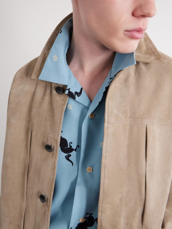 Crosby Camp-Collar Printed Woven Shirt - CU Crosby Camp-Collar Printed Woven Shirt - CU