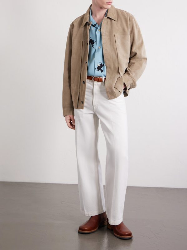 Crosby Camp-Collar Printed Woven Shirt - OU Crosby Camp-Collar Printed Woven Shirt - OU
