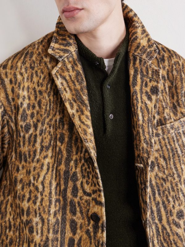 Bowen Leopard-Print Silk Blazer - CU