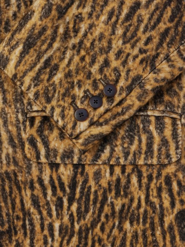 Bowen Leopard-Print Silk Blazer - E1