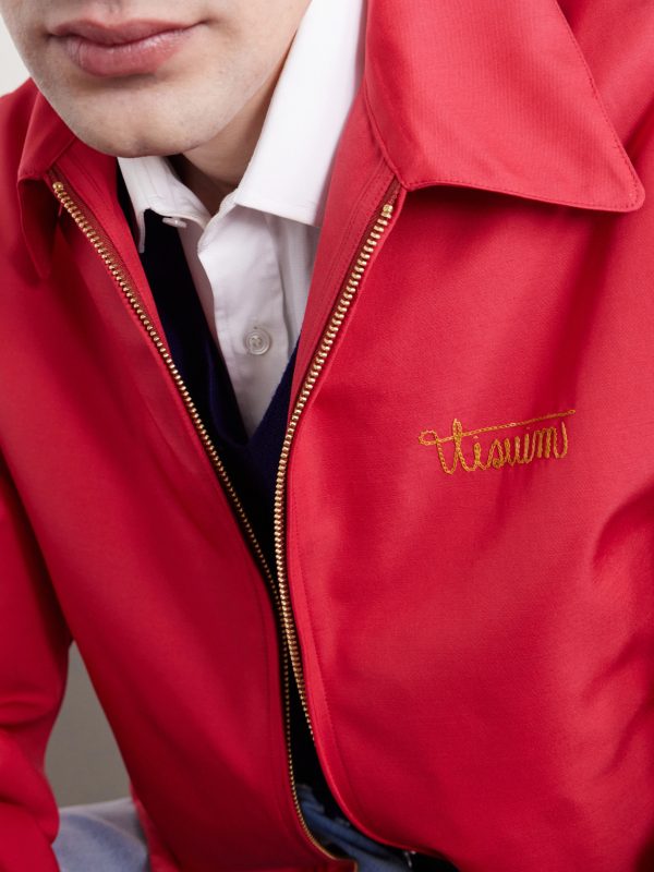 Kluane Logo-Embroidered Wool and Silk-Blend Blouson Jacket - CU Kluane Logo-Embroidered Wool and Silk-Blend Blouson Jacket - CU