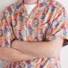 Crosby Camp-Collar Silk and Cotton-Blend Jacquard Shirt - CU Crosby Camp-Collar Silk and Cotton-Blend Jacquard Shirt - CU