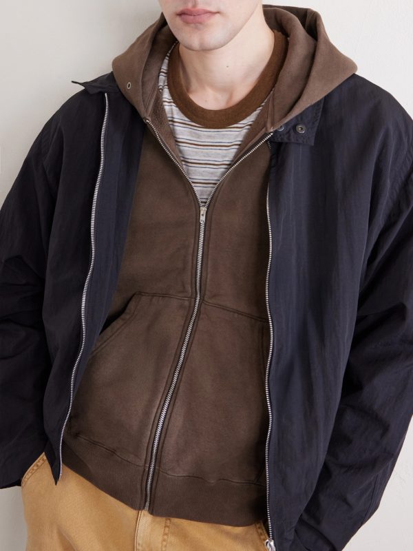 Jumbo Cotton-Jersey Zip-Up Hoodie - CU