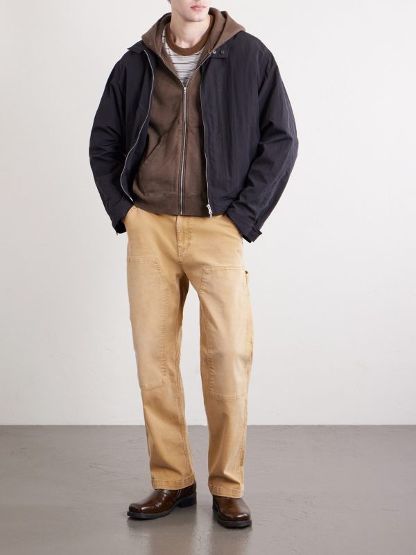 Jumbo Cotton-Jersey Zip-Up Hoodie - OU