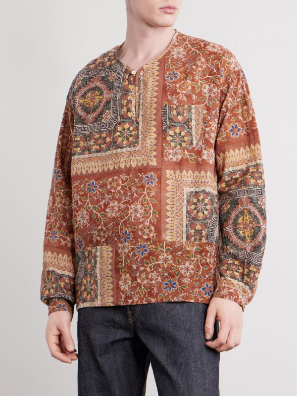 Bandana-Print Cotton-Voile Shirt - FR