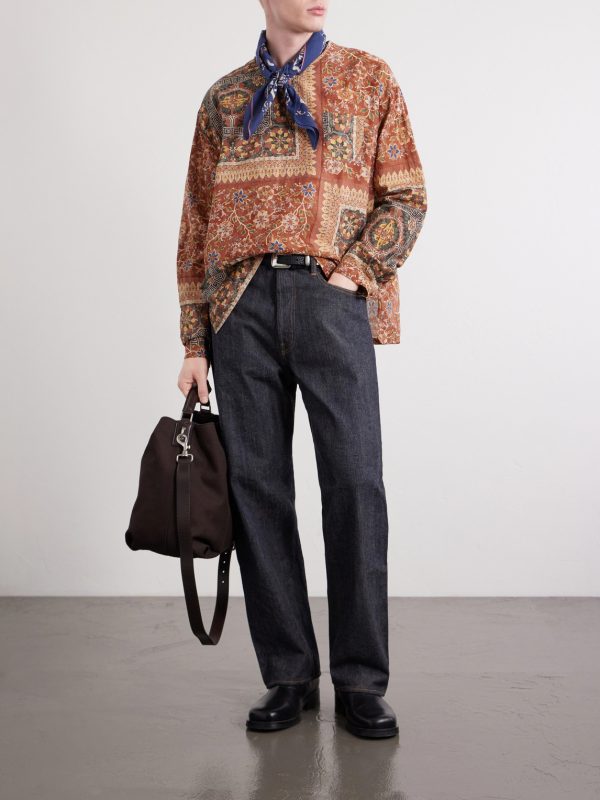 Bandana-Print Cotton-Voile Shirt - OU