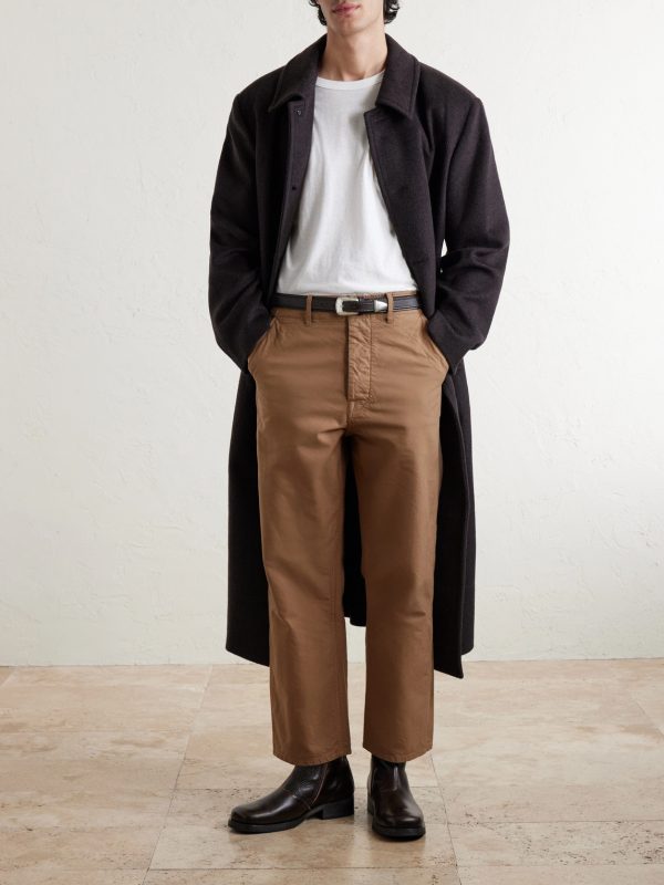 Gesso Straight-Leg Cotton-Twill Trousers - OU Gesso Straight-Leg Cotton-Twill Trousers - OU