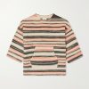 Burrow Striped Wool and Cashmere-Blend Sweater