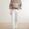 Burrow Striped Wool and Cashmere-Blend Sweater - OU