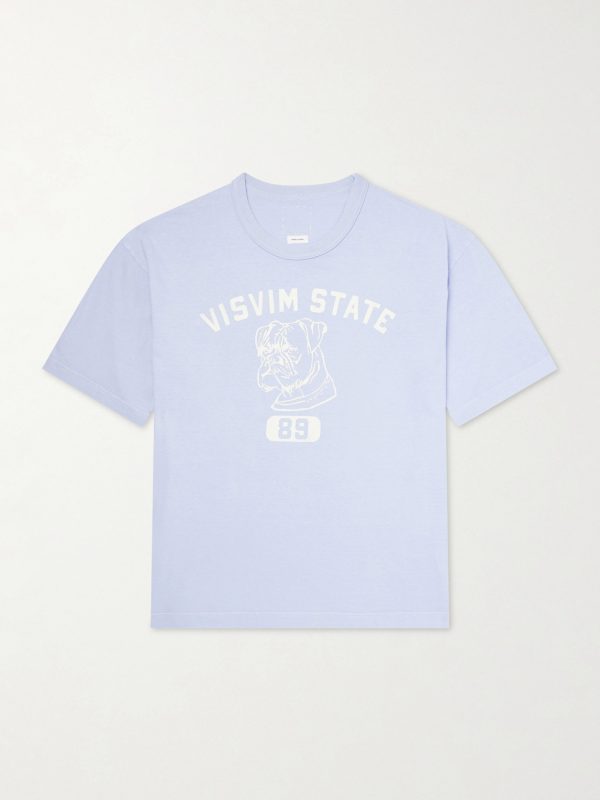 Jumbo Printed Cotton-Jersey T-Shirt