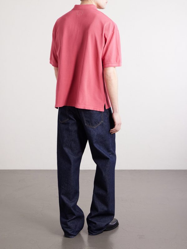 Logo-Embroidered Cotton Polo Shirt - BK Logo-Embroidered Cotton Polo Shirt - BK