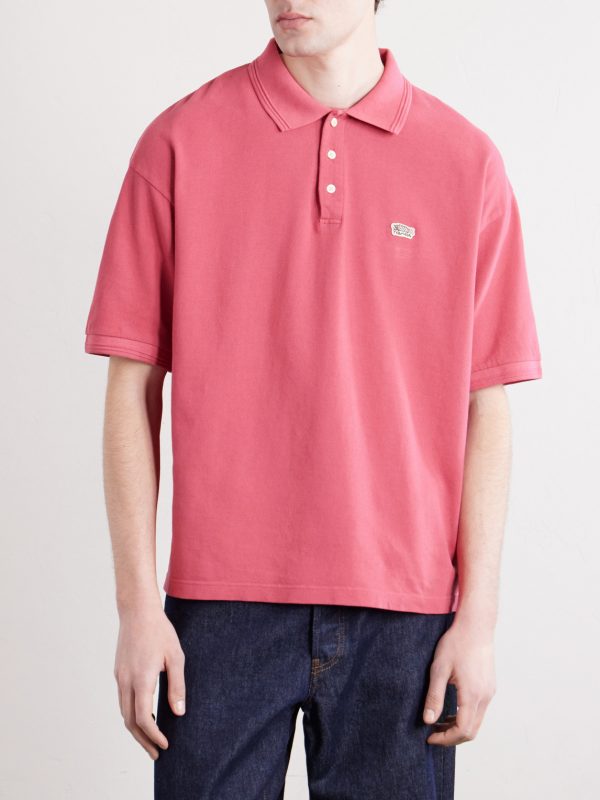 Logo-Embroidered Cotton Polo Shirt - FR Logo-Embroidered Cotton Polo Shirt - FR