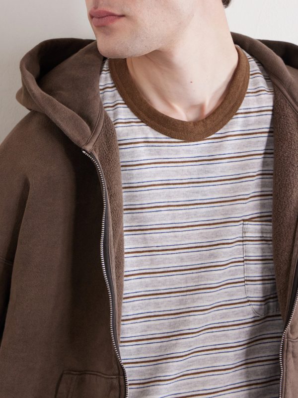 Striped Wool and Cotton-Blend T-Shirt - CU