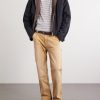 Striped Wool and Cotton-Blend T-Shirt - OU