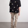 Crosby Camp-Collar Printed Woven Shirt - BK