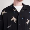 Crosby Camp-Collar Printed Woven Shirt - CU