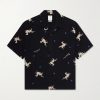 Crosby Camp-Collar Printed Woven Shirt