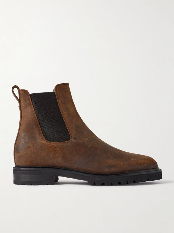 M11 Waxed-Suede Chelsea Boots M11 Waxed-Suede Chelsea Boots