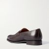 M08 Cross-Grain Leather Penny Loafers - BK M08 Cross-Grain Leather Penny Loafers - BK