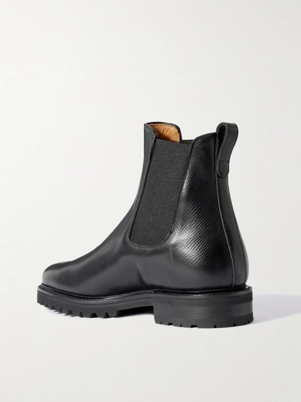 M11 Cross-Grain Leather Chelsea Boots - BK M11 Cross-Grain Leather Chelsea Boots - BK