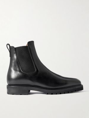M11 Cross-Grain Leather Chelsea Boots